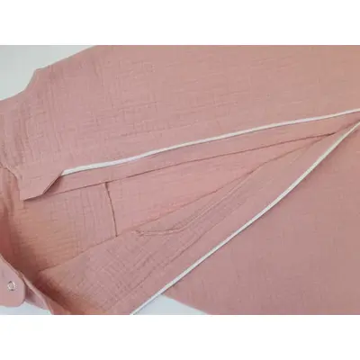 Sac de dormit copii 0.3 tog, din Muselina,  Blushing Pink, 85 cm, 0.3 tog - Vara KDESDM85BLP