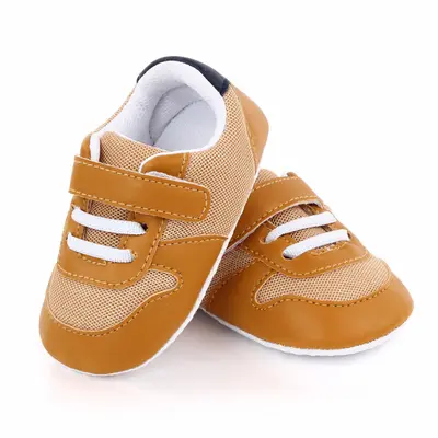 Adidasi maro pentru baietei LId2502-3-sa26.3-6 luni (Marimea 18 incaltaminte)