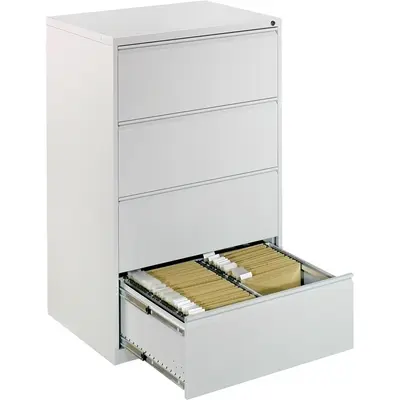 Clasificator metalic dublu, 84x62x133 cm, gri - BPTCCH110011