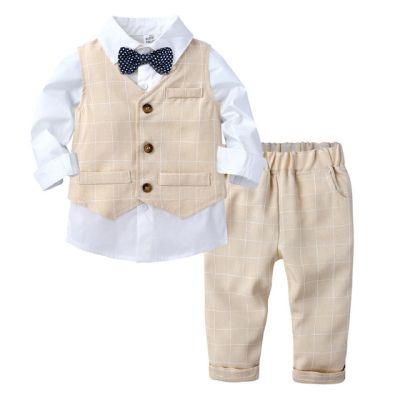 Costum elegant crem cu vestuta MDFSB73-3-DE2