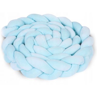 Protectie laterala pentru patut, impletita, 3 m, ricokids 722111 - albastru edeedi722111