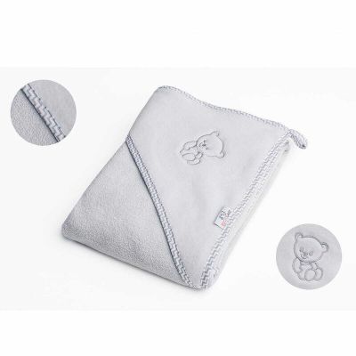 Qmini - Prosop cu gluga, 80x80 cm, Grey BYNQM_BOC0034