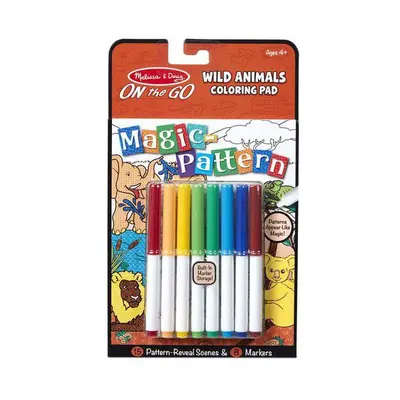 Carnet de colorat modele magice animale salbatice - okemd30312