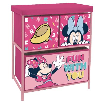 Organizator pentru jucarii cu structura metalica Minnie Mouse BBXWD14426