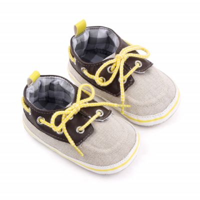 Pantofiori gri cu maro tip mocasini ADd2643-1-sa21