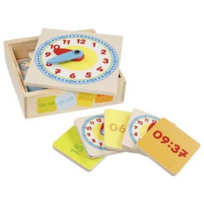 Set de joaca din lemn invata cat e ceasul - okegoki58445