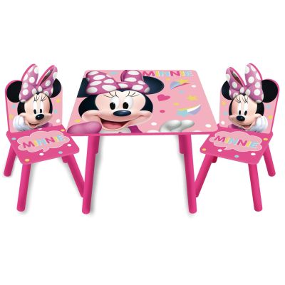 Set masuta si 2 scaunele Minnie's Bow-tique BBXWD13978