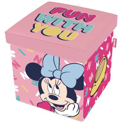 Taburet pentru depozitare jucarii Minnie Mouse BBXWD14424