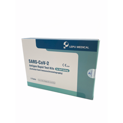 Test rapid antigen - kit pentru autotestare sars-cov-2 (imunocromatografie prin captură de aur coloidal) - set 5 buc