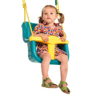 Leagan pentru copii luxe pp galben - turcoaz  - okekbt131.007.007.001