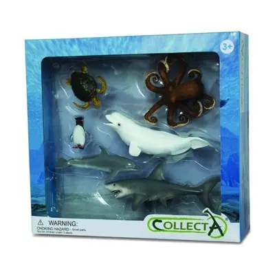 Set 6 figurine viata acvatica collecta - okecol89868wb
