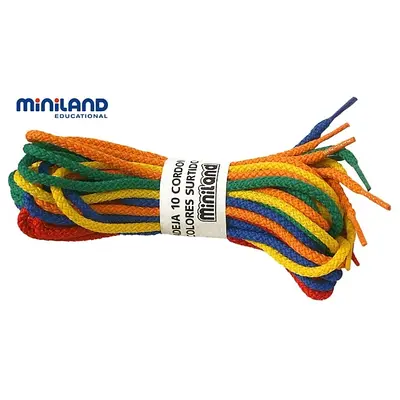 Set sireturi colorate miniland 10 buc - okeml31771