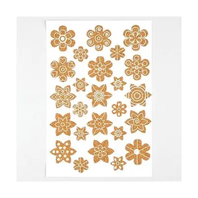 Abtibilduri din pluta floricele - baker ross - okebkar278