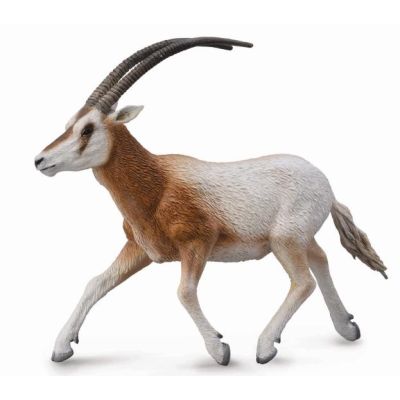 Figurina gazela oryx cu coarne sabie l collecta - okecol88637l