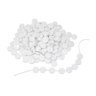 Margele plate albe 500 - playbox - okepb2471494