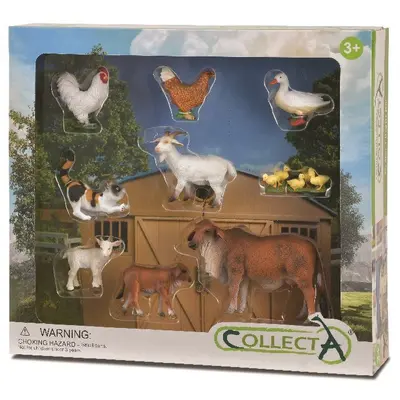 Set 9 figurine viata la ferma collecta - okecol84049wb