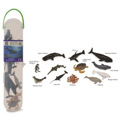 Cutie cu 12 minifigurine animale marine set 2 - okecola1108c