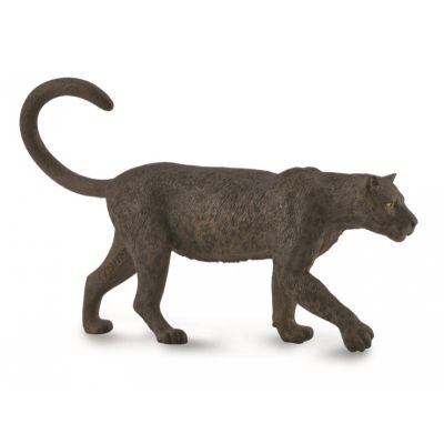 Figurina leopard negru pictata manual l collecta - okecol88890l