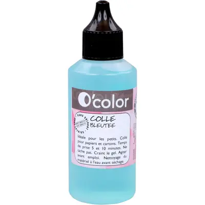 Lipici bleu in flacon de 60 ml cu dozator - okelfc0333