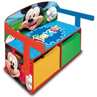 Mobilier 2 in 1 pentru depozitare jucarii Mickey Mouse Clubhouse BBXWD14006