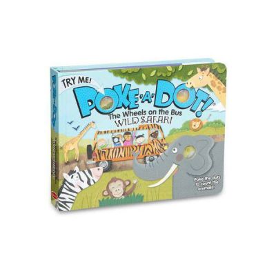 Carticica copii caravana safari - poke-a-dot melissa & doug - okemd31348