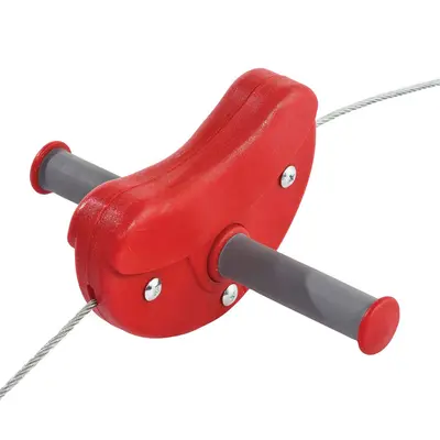 Tiroliana cu leagan rotund (set) rosu - okekbt244.090.090.002