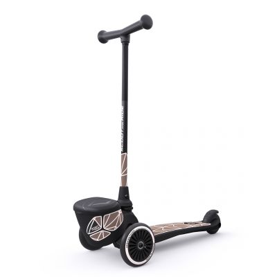 Trotineta Copii Pliabila, Suport Jucarie, Highwaykick 2 Lifestyle Brown Line, 2 Ani +, Pana La 50 Kg, Scoot  Ride Pjb96526