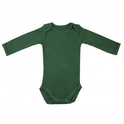Body cu maneca lunga, din bambus aspen green 62-68 tnatm-bsx62-530