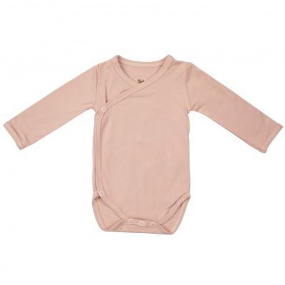 Body cu maneca lunga, din bambus misty rose 50-56 tnatm-bsx50-531