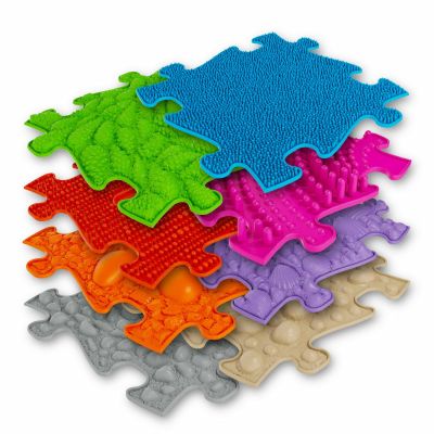 Covoras ortopedic senzorial puzzle set mediu a muffik - okemfk-020-1