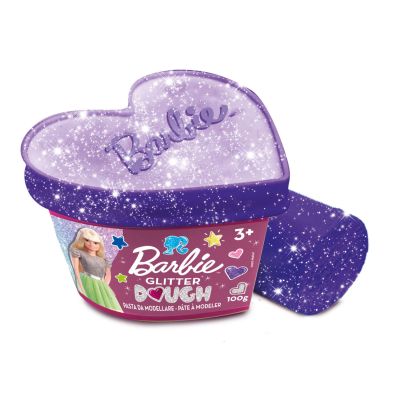 Plastilina cu sclipici - barbie