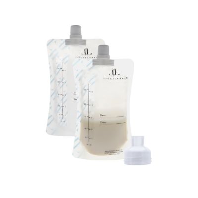 Pungi pentru stocarea laptelui matern lola&lykke® (10 buc) cu adaptor inclus tnatn-cj-bmad