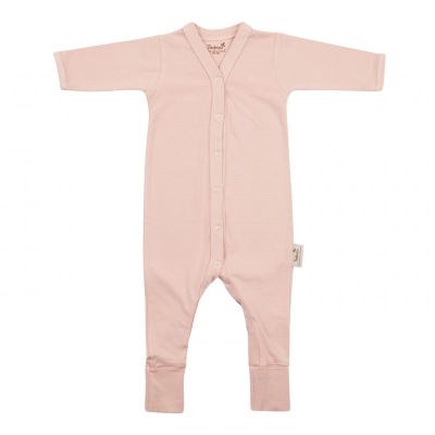 Salopeta de corp cu maneca lunga, din bambus misty rose 74-80 tnatm-bls74-531