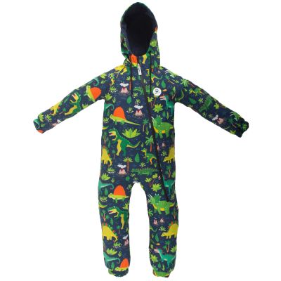 Salopeta impermeabila pentru copii Kidscare, cu protectie la vant si apa cu imprimeu Dinozauri - marime 86 SUPKCSI505_Dinozauri-86