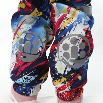 Salopeta impermeabila pentru copii Kidscare, cu protectie la vant si apa cu imprimeu Graffiti - marime 104 SUPKCSI501_Graffiti-104