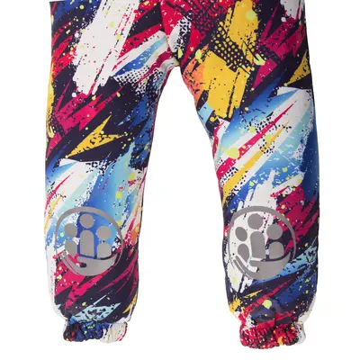 Salopeta impermeabila pentru copii Kidscare, cu protectie la vant si apa cu imprimeu Graffiti - marime 92 SUPKCSI501_Graffiti-92