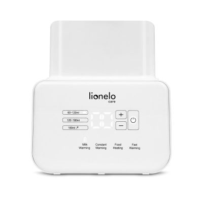 Lionelo - Incalzitor biberoane ThermUp Double, 2 biberoane, 3 - 5 min, Temperatura constanta pana la 24 h, Sterilizare, Dezghetare, Fara BPA, Alb BYNLOC-THERMUP-DOUBLE_WHITE