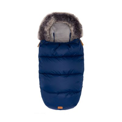 Sac de iarna cu guler blanita detasabil, pentru carucior, Navy, 100x50 cm, Fillikid KRS4880-01