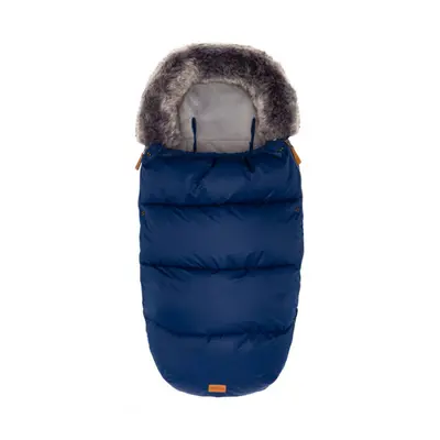 Sac de iarna cu guler blanita detasabil, pentru carucior, Navy, 100x50 cm, Fillikid KRS4880-01