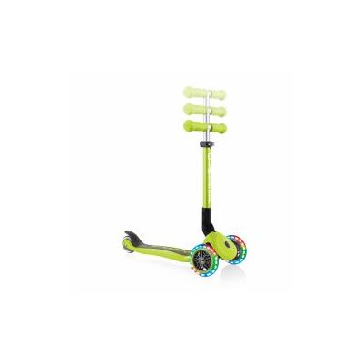 Trotineta Globber Junior pliabila cu lumini culoare verde FUNK437-106