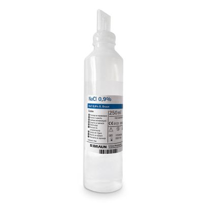 Ser fiziologic NaCl 0.9%, solutie sterila pentru irigare, 250 ml BITserbraun