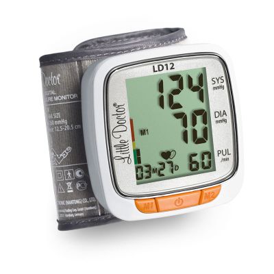 Tensiometru electronic de incheietura Little Doctor LD 12, detectare aritmie, indicator WHO,... BITld12