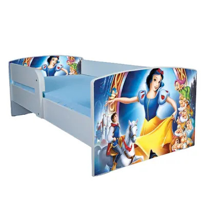 Patut Fetite 2-8 Ani La Comanda Alba Ca Zapada Cu Saltea SafeNest 140x70 Varianta Fara Sertar  Ptv2680