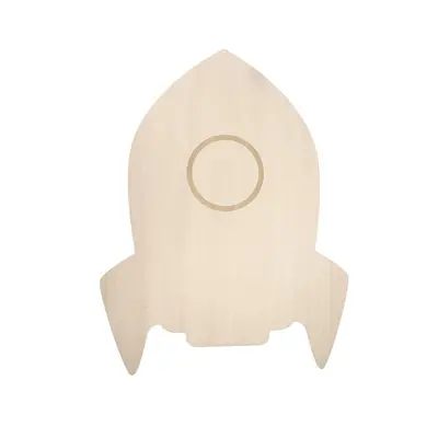 Lampa de veghe de perete, cu led, lumina reglabila si oprire cronometrata, forma racheta, Lumilu Silhouette Rocket, Reer 52157