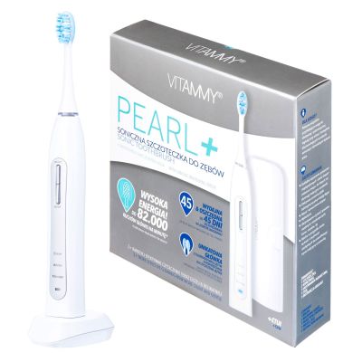 Periuta de dinti electrica VITAMMY Pearl+, 82000 vibratii/min, 3 moduri de periaj, 2 capete... BITpearlplus