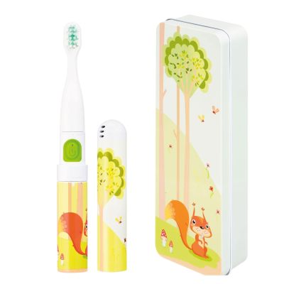Periuta de dinti electrica VITAMMY Smile, pentru copii 3 +, cutie travel, Animatie Veverita,... BITsmileveverita