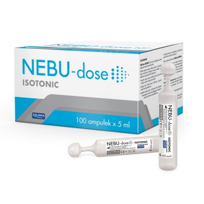 Ser fiziologic izotonic Solinea NEBU-dose concentratie 0.9%, 100 monodoze x 5 ml BITnebudose09