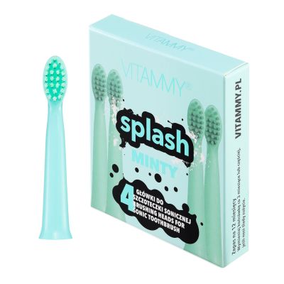 Set 4 rezerve periuta de dinti VITAMMY Splash TH1811-4 Minty, Menta BITrezerveminty