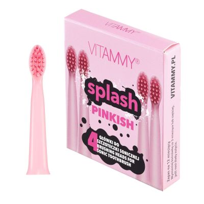 Set 4 rezerve periuta de dinti VITAMMY Splash TH1811-4 Pinkish, Roz BITrezervepinkish