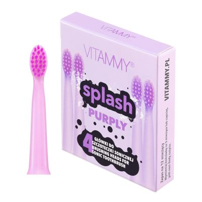 Set 4 rezerve periuta de dinti VITAMMY Splash TH1811-4 Purply, Violet BITrezervepurply